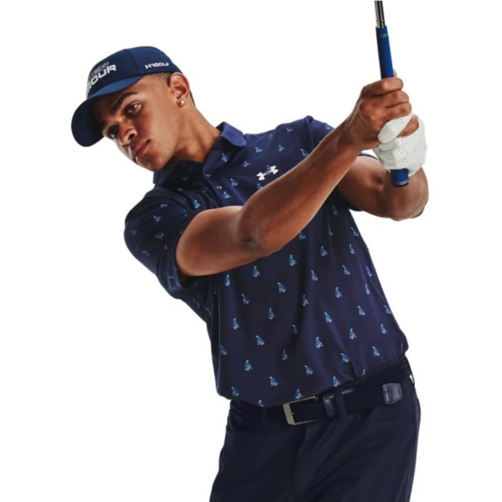 Under Armour Navy Golf Polo Shirt